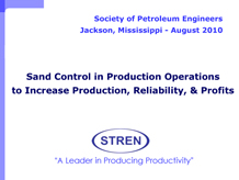 Spe Sand Control Jackson